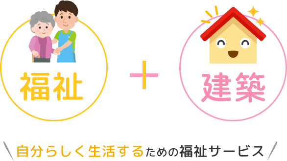 介護+建築　自分らしく生活するための福祉サービス